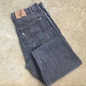 Vintage Silver Tab Levi’s Black Denim Jeans